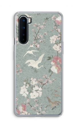 Japanese crane birds blossom