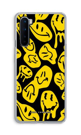 Schmelzendes Smiley-Gesicht - Gelb