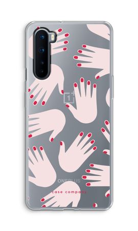 Hands pink