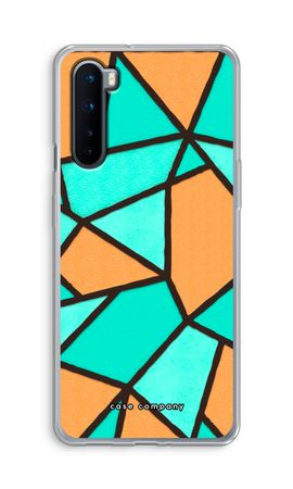 Målat glas - Orange