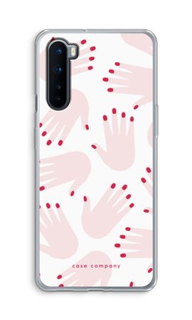 Hands pink