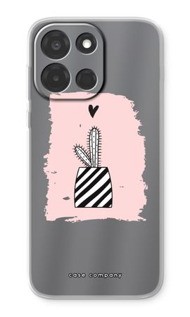 Black and white cactus