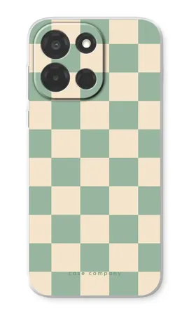 Checkered Mint, OnePlus Nord 6 soft case