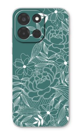 Flowers in lace