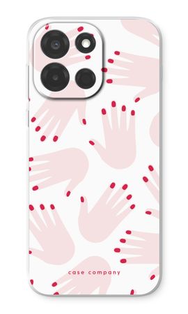 Hands pink