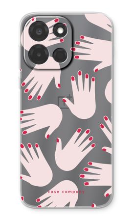 Hands pink