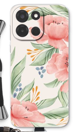 Fleurs roses douces