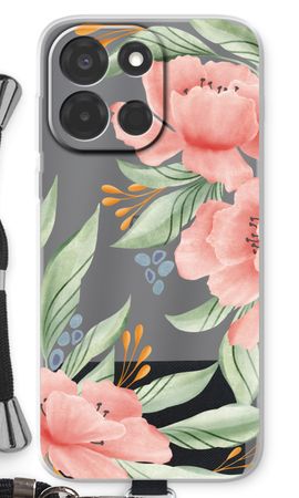 Fleurs roses douces