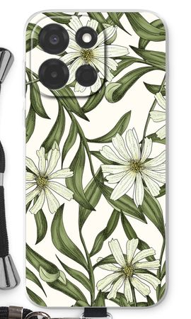 White flower pattern