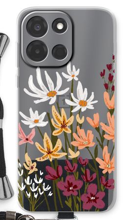 Painted wildflowers