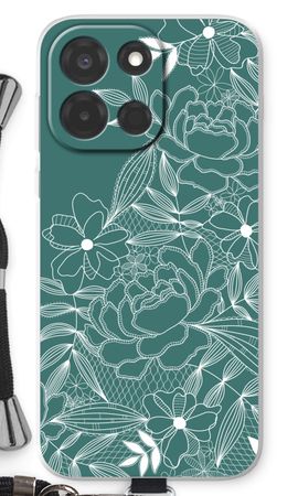 Flowers in lace