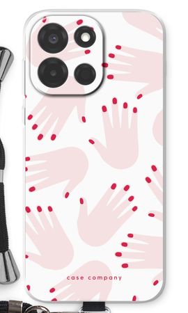 Hands pink