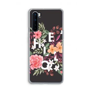 Hello in flowers