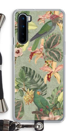 Tropical jungle parrot