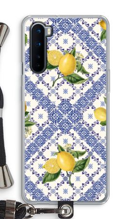 Blue tiles and lemons