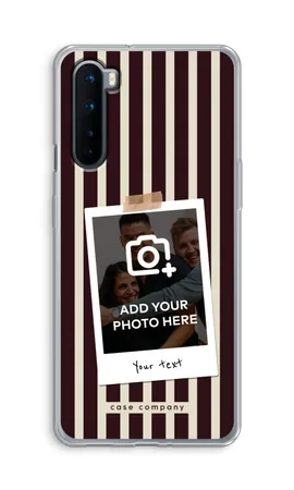Polaroid - Retro, Miękkie etui OnePlus Nord