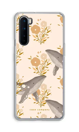 Floral Whales, Husă moale OnePlus Nord