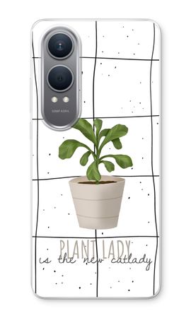 Houseplant on windowpane