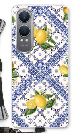 Blue tiles and lemons