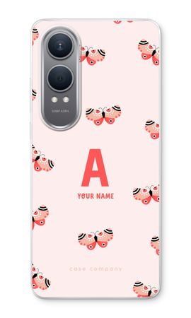 Rosy Butterflies Monogram