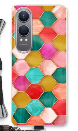 Hexagones en vitrail