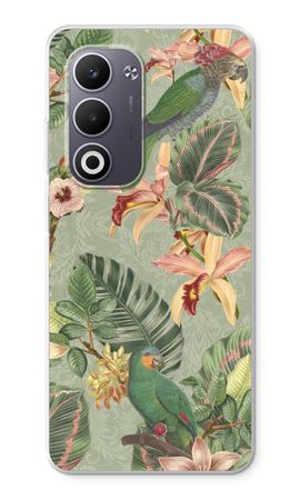 Tropical jungle parrot