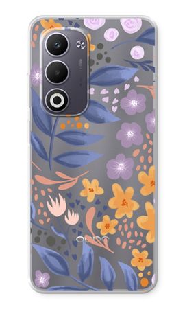 Flowers with blue leaves