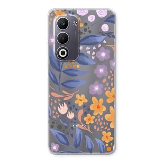 Flowers with blue leaves