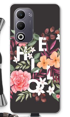 Hello in flowers