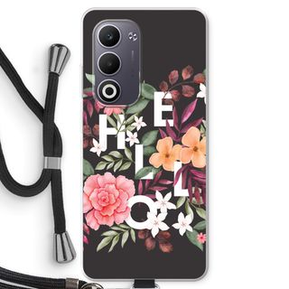Hello in flowers