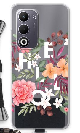 Hello in flowers