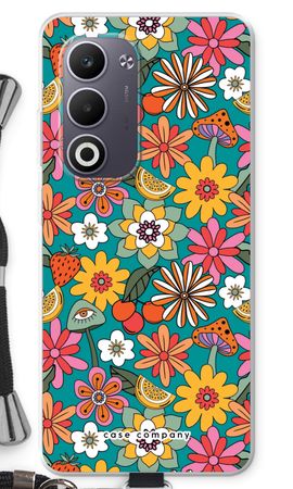 Retro Flowers N°2 - Blue