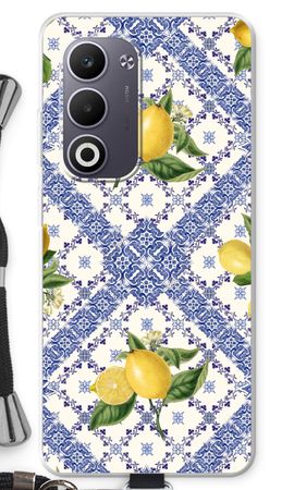 Blue tiles and lemons