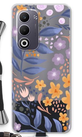 Flowers with blue leaves