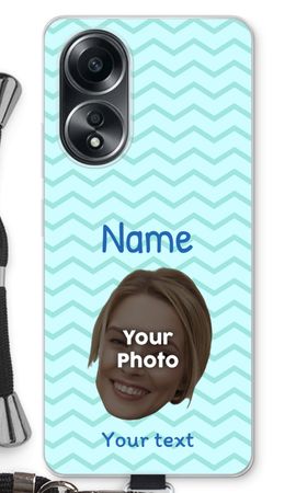 Personalisiertes Gesicht - Streifendesign