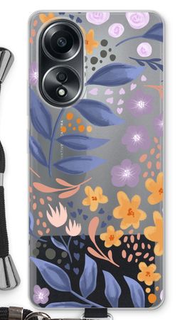 Flowers with blue leaves