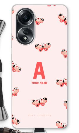 Rosy Butterflies Monogram