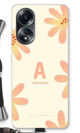 Peach Blossom Monogram