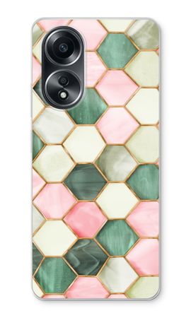 Hexagons in stained glass