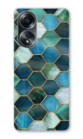 Hexagons in stained glass