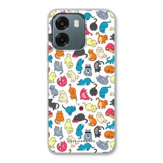 Colourful cats