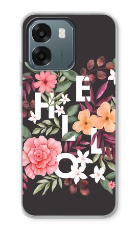 Hello in flowers