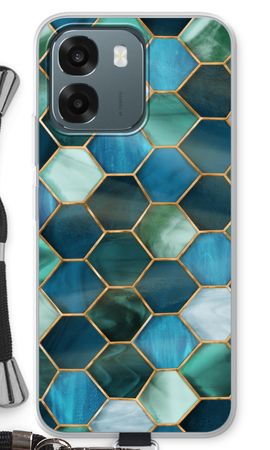 Hexagons in stained glass