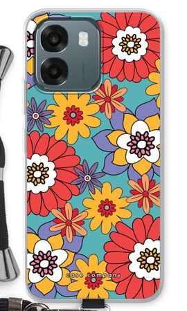 Retro Flowers - Blue