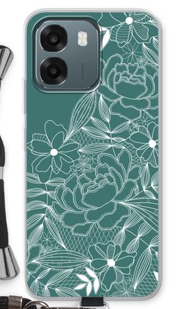 Flowers in lace