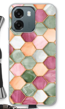 Hexagons in stained glass