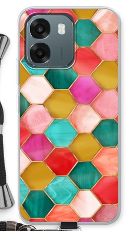Hexagons in stained glass