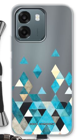 Coloured triangles blue
