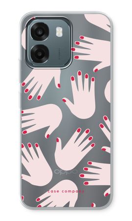 Hands pink