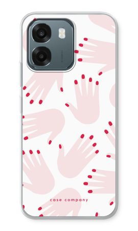 Hands pink